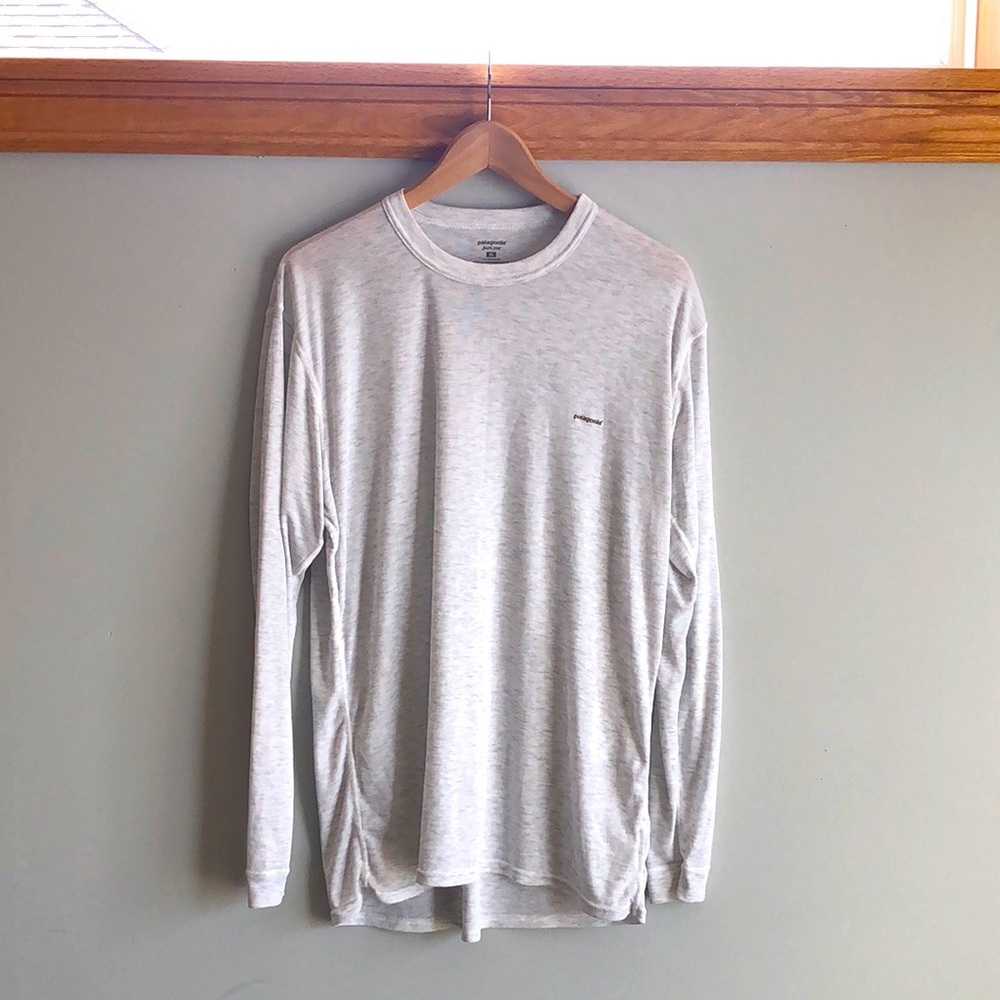 PATAGONIA Mens long sleeve Capilene shirt XL heath
